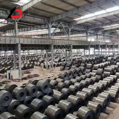 10mm-3000mm Largura de estoque ASTM A36 A283 A387 Q235 Q345 S235jr HRC bobina de aço carbono laminado a quente para requisitos do cliente