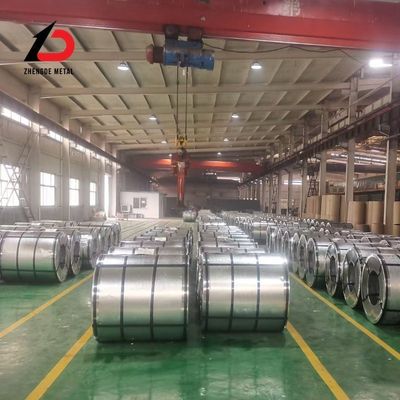 Boa Maquinabilidade ASTM A653 G60 G90 0,3 mm-3 mm Regular Spangle galvanizado bobinas de aço de acordo com os requisitos do cliente