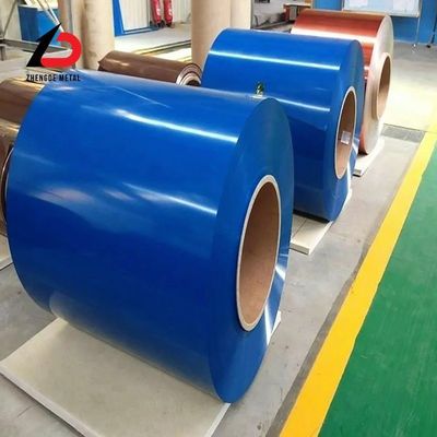 Pacote padrão JIS PPGI Fabricantes PPGI PPGL 1200mm 0.5mm bobina de aço pré-pintada de alumínio-zinco para aplicação de nivelamento