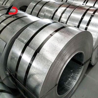 914m Dx51 Z90 Z100 Z125 ASTM GB A653 A653m Faixa de ferro galvanizado Z100g revestida de zinco