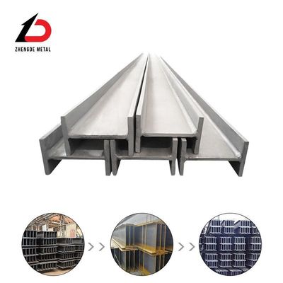 A36 SS400 S235jr S275jrs S355jr Q235 Q355 viga H laminada a quente para aço de construção de alta resistência