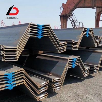 Preço por tonelada de pilhas de chapas de aço laminadas a quente do tipo U/tipo 3 Pilhas de chapas de aço laminadas a quente do tipo 4 de 12 m