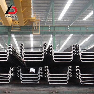 China Manufacture High Quality Carbon Steel S355 Sy295 Sy390 Steel Sheet Pile para material à prova d'água