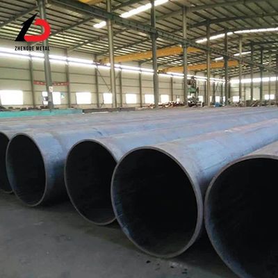 Q235 Q345 16mn 20# Tubo Soldado Longitudinal de Grande Diâmetro L245 L290 X42 X46 X70 X80 Tubo Soldado Espiral para Transporte de Petróleo e Gás