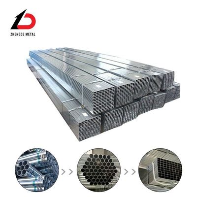 ASTM DN60 80 Sch.20 40 Galvanizado tubo redondo quadrado retângulo quadrado tubo galvanizado parede fina parede espessa parede grande diâmetro galvanizado tubo de aço soldado