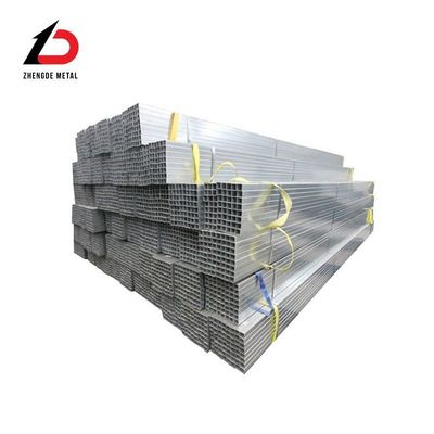 Dx51d Z275 Z100 Z80 1,5 polegadas 12 pés tubo de aço galvanizado quadrado 1-12mm