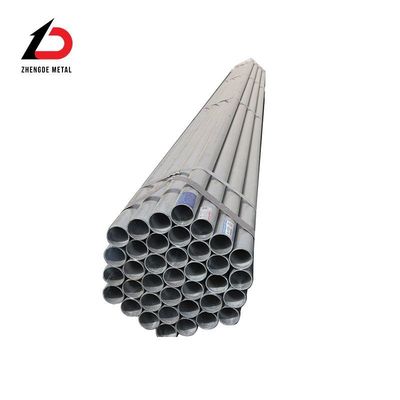 Tubo de aço galvanizado de imersão quente Tamanho 1/2 3/4 