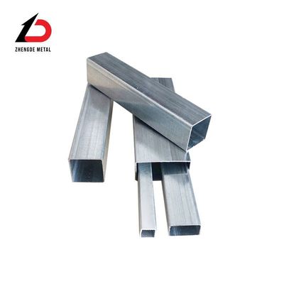ASTM A53 Tubos de secção oca retangular quadrada Gi tubo revestido de zinco Q195 Q235 Q345 Tubos de aço galvanizado a quente