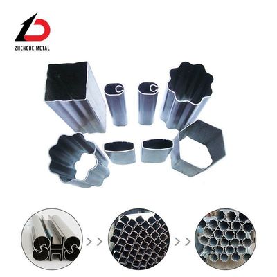 ASTM/JIS/GB/ISO liga soldada a quente laminada personalizada a frio desenhada S235jr Q345 Hexágono triângulo pentagonal tubo de aço em forma especial de carbono oco