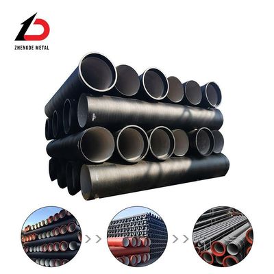 ISO2531 EN598 DN80-DN2600 Um dos principais fabricantes de K9, C40, C30, C25 tubos de ferro dúctil preço barato para venda