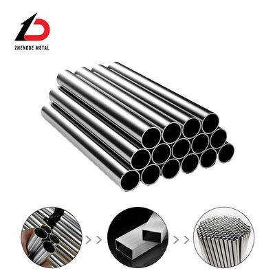 ASTM AISI 201 304/304L 316/316L 310S 309S 409 904 430 Tubo redondo e quadrado de aço inoxidável com preço de venda direta de fábrica