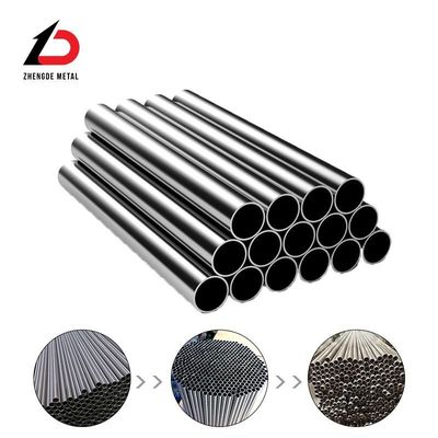 Venda a quente ASTM AISI 201 304 316 316L 430 Tubo de aço inoxidável Ba 2b Ss Brilhante Polonês Tubo de aço inoxidável sem costura para materiais de construção