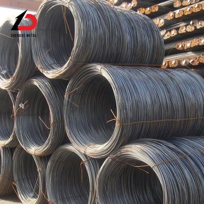 Materiais de construção de fios de aço laminados a quente de 6 mm, 8 mm, 10 mm, 12 mm, 30 kg por rolo